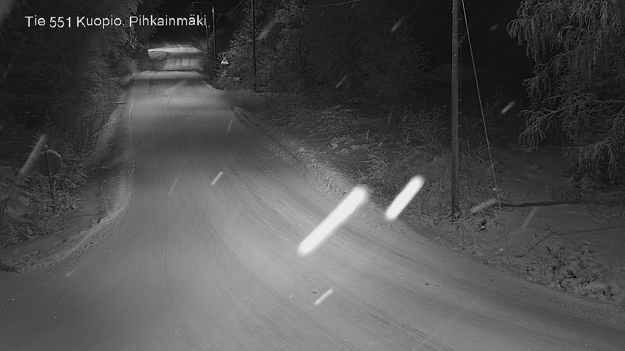 Kelikamerat Kuva Tie 551 Kuopio, Pihkainmäki, Kuopio, Pohjois-Savo