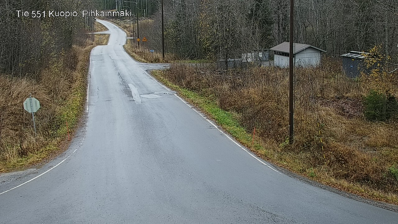 Weather Camera Image Väg 551 Kuopio, Pihkainmäki, Kuopio, Pohjois-Savo