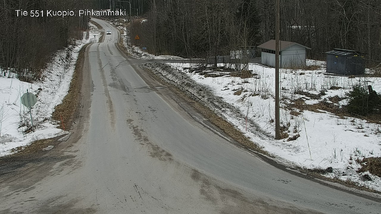 Kelikamerat Kuva Tie 551 Kuopio, Pihkainmäki, Kuopio, Pohjois-Savo