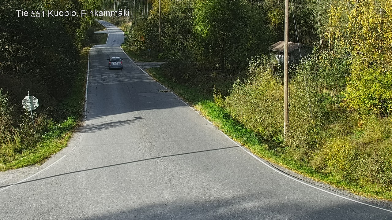 Kelikamerat Kuva Tie 551 Kuopio, Pihkainmäki, Kuopio, Pohjois-Savo
