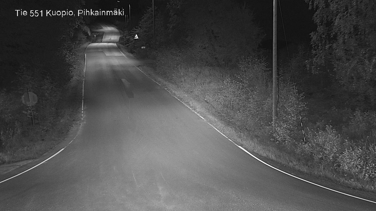 Kelikamerat Kuva Tie 551 Kuopio, Pihkainmäki, Kuopio, Pohjois-Savo