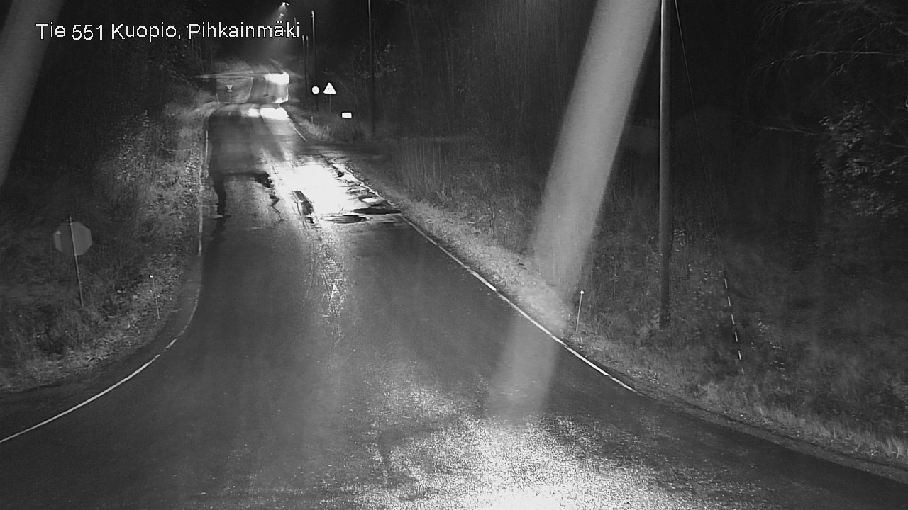 Weather Camera Image Väg 551 Kuopio, Pihkainmäki, Kuopio, Pohjois-Savo