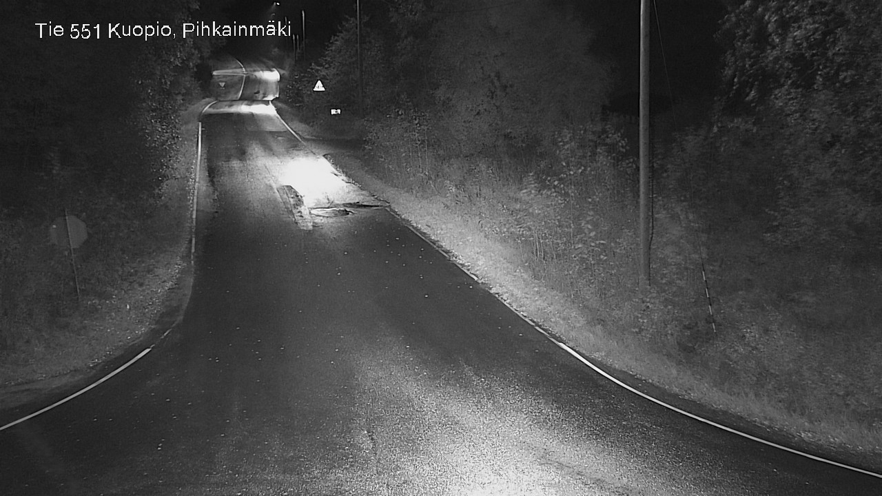 Weather Camera Image Road 551 Kuopio, Pihkainmäki, Kuopio, Pohjois-Savo