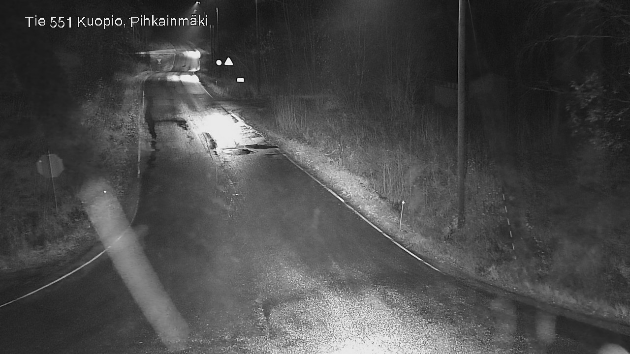 Weather Camera Image Road 551 Kuopio, Pihkainmäki, Kuopio, Pohjois-Savo