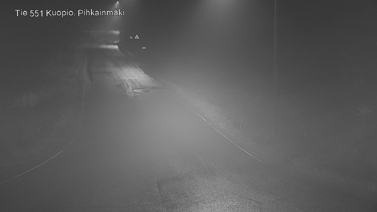 Weather Camera Image Road 551 Kuopio, Pihkainmäki, Kuopio, Pohjois-Savo
