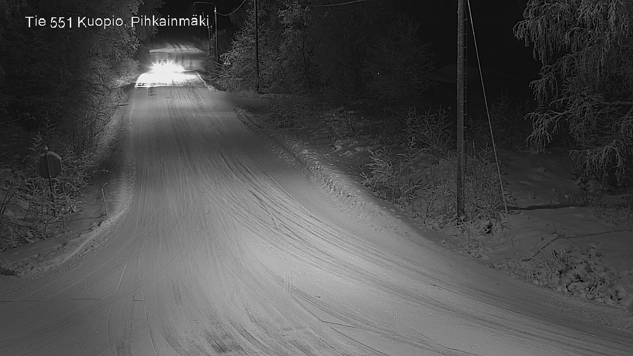 Kelikamerat Kuva Tie 551 Kuopio, Pihkainmäki, Kuopio, Pohjois-Savo