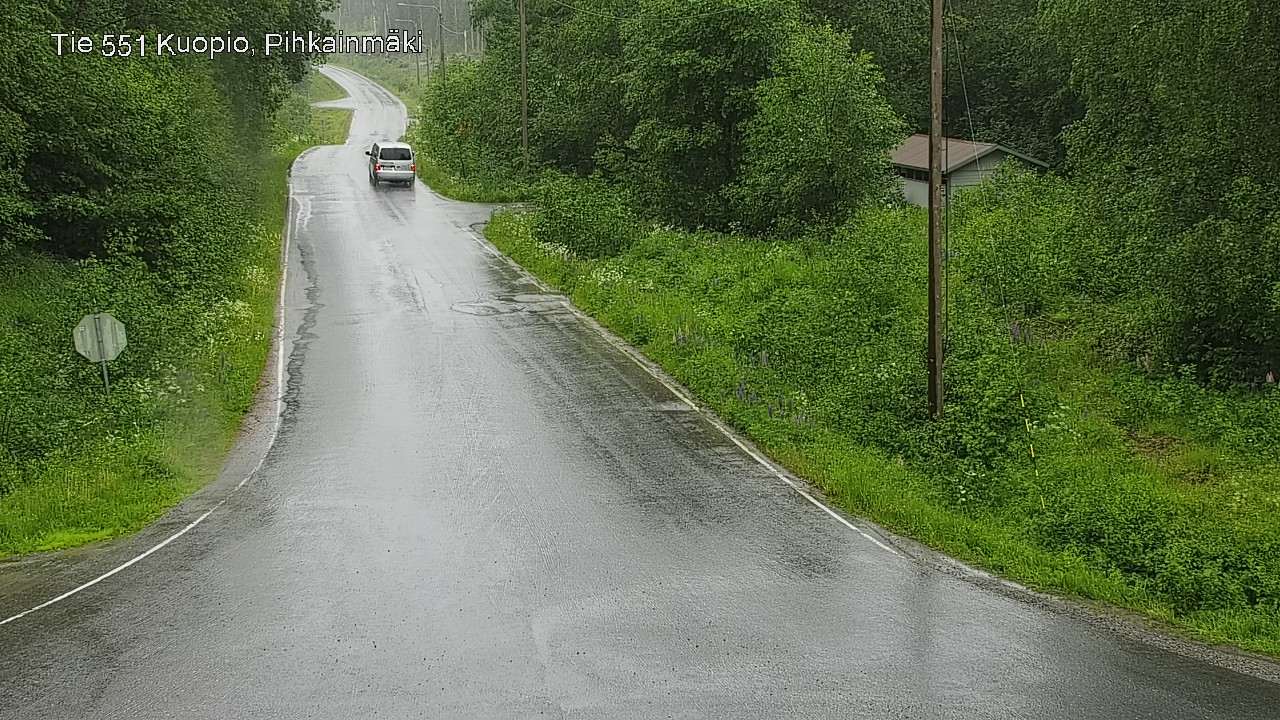 Weather Camera Image Väg 551 Kuopio, Pihkainmäki, Kuopio, Pohjois-Savo