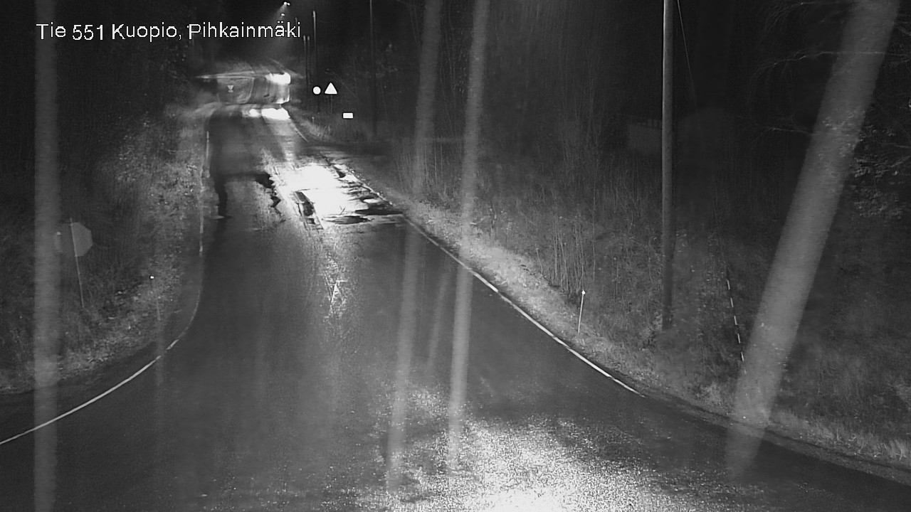 Weather Camera Image Väg 551 Kuopio, Pihkainmäki, Kuopio, Pohjois-Savo