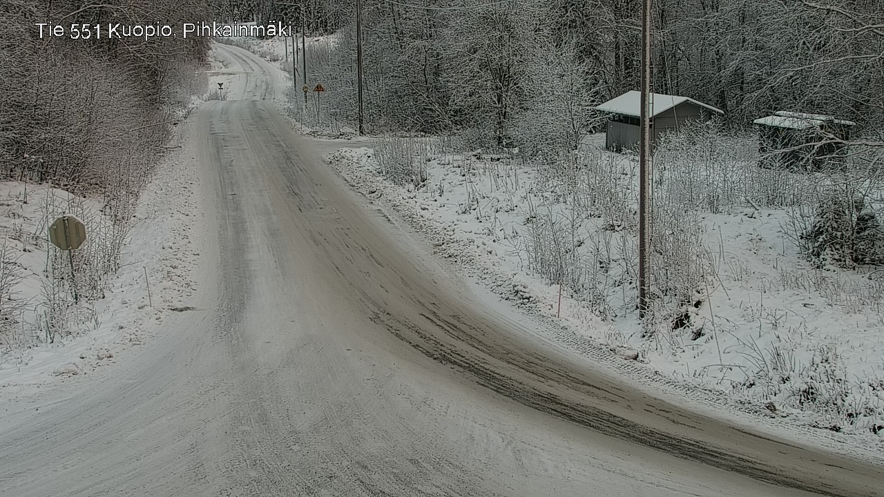 Kelikamerat Kuva Tie 551 Kuopio, Pihkainmäki, Kuopio, Pohjois-Savo