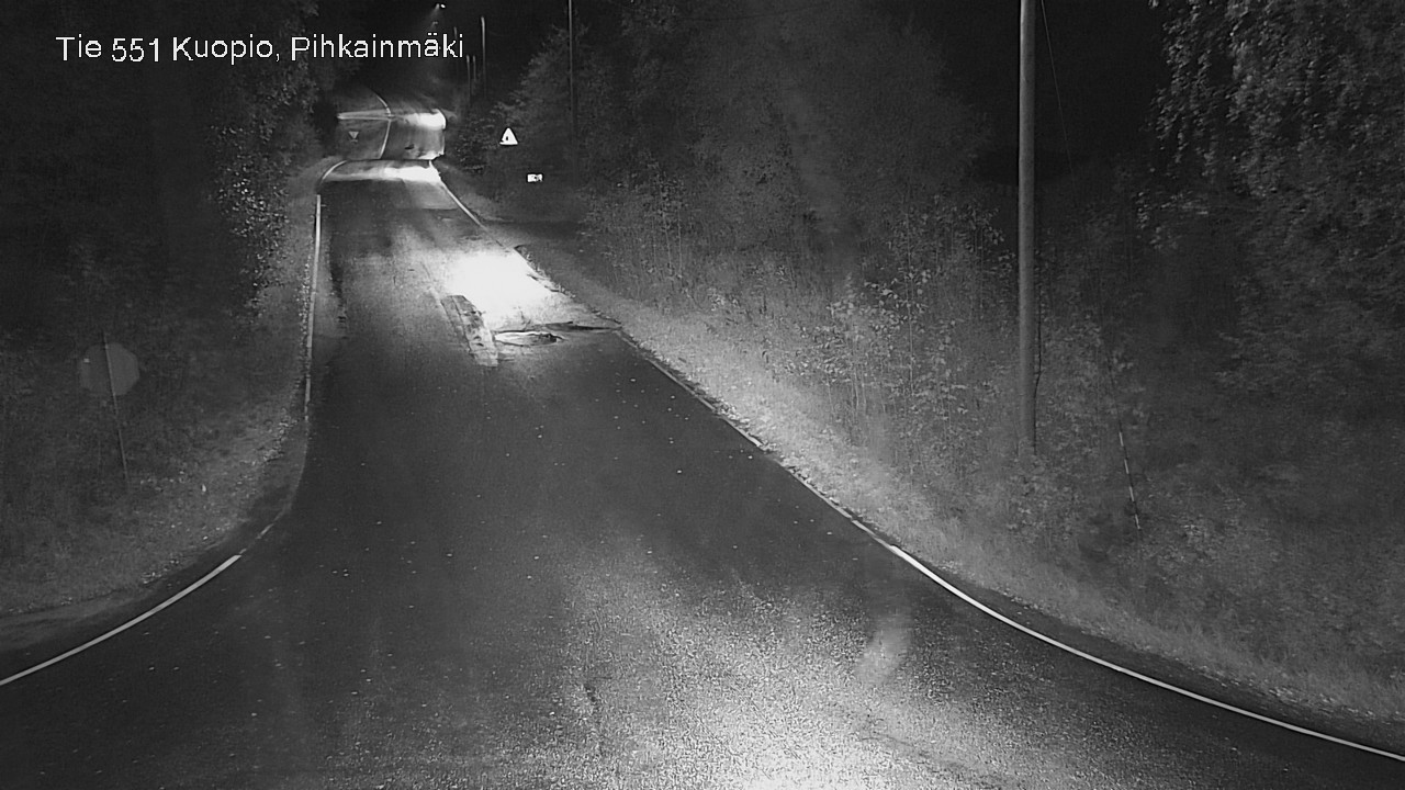 Weather Camera Image Road 551 Kuopio, Pihkainmäki, Kuopio, Pohjois-Savo