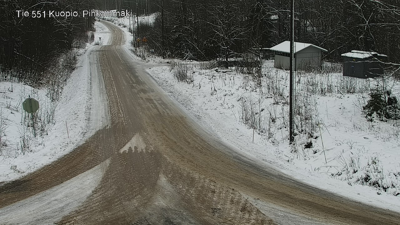 Weather Camera Image Road 551 Kuopio, Pihkainmäki, Kuopio, Pohjois-Savo