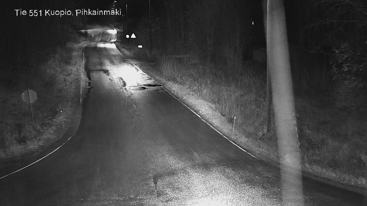 Weather Camera Image Road 551 Kuopio, Pihkainmäki, Kuopio, Pohjois-Savo