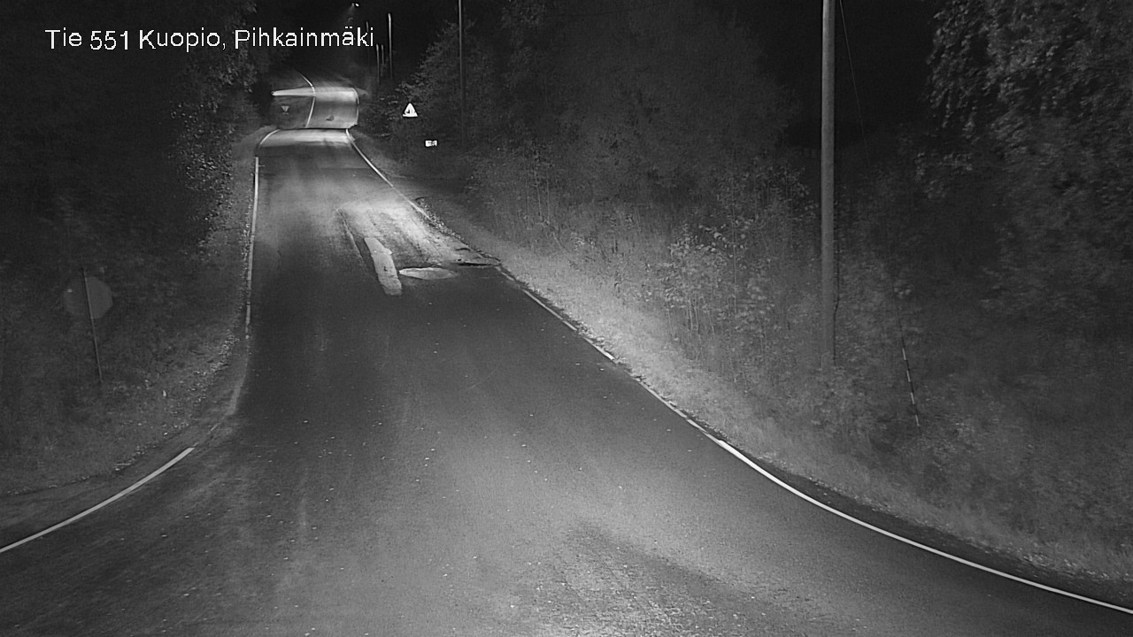 Weather Camera Image Road 551 Kuopio, Pihkainmäki, Kuopio, Pohjois-Savo