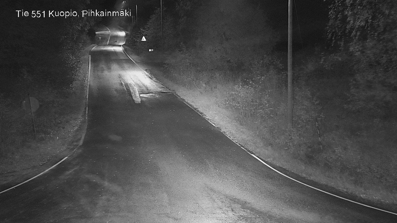 Weather Camera Image Road 551 Kuopio, Pihkainmäki, Kuopio, Pohjois-Savo