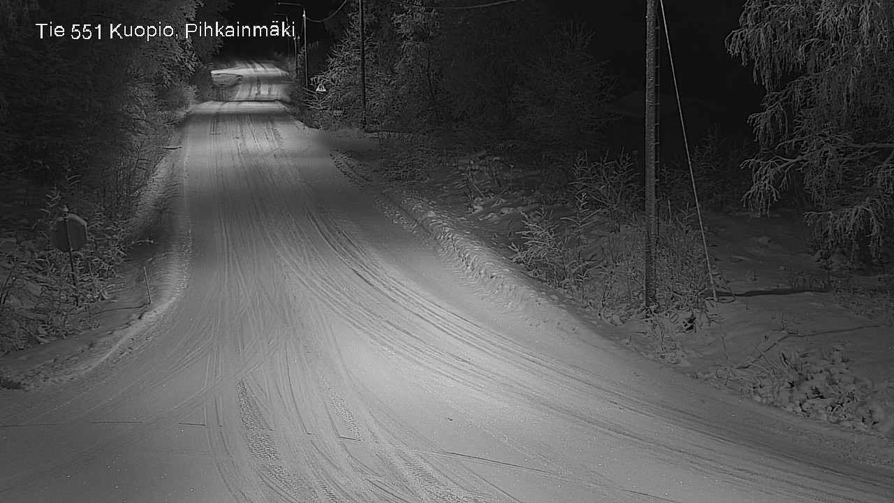 Kelikamerat Kuva Tie 551 Kuopio, Pihkainmäki, Kuopio, Pohjois-Savo