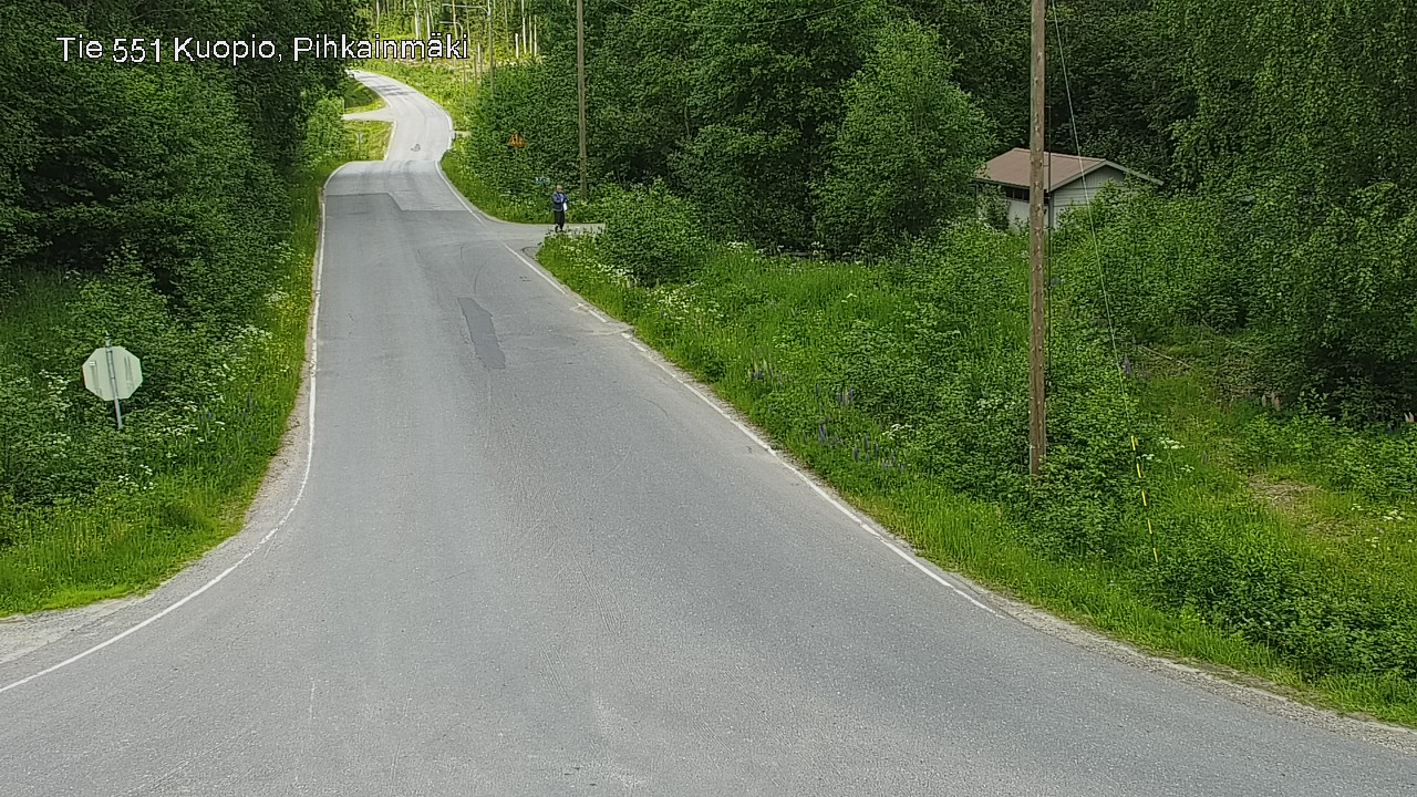 Kelikamerat Kuva Tie 551 Kuopio, Pihkainmäki, Kuopio, Pohjois-Savo