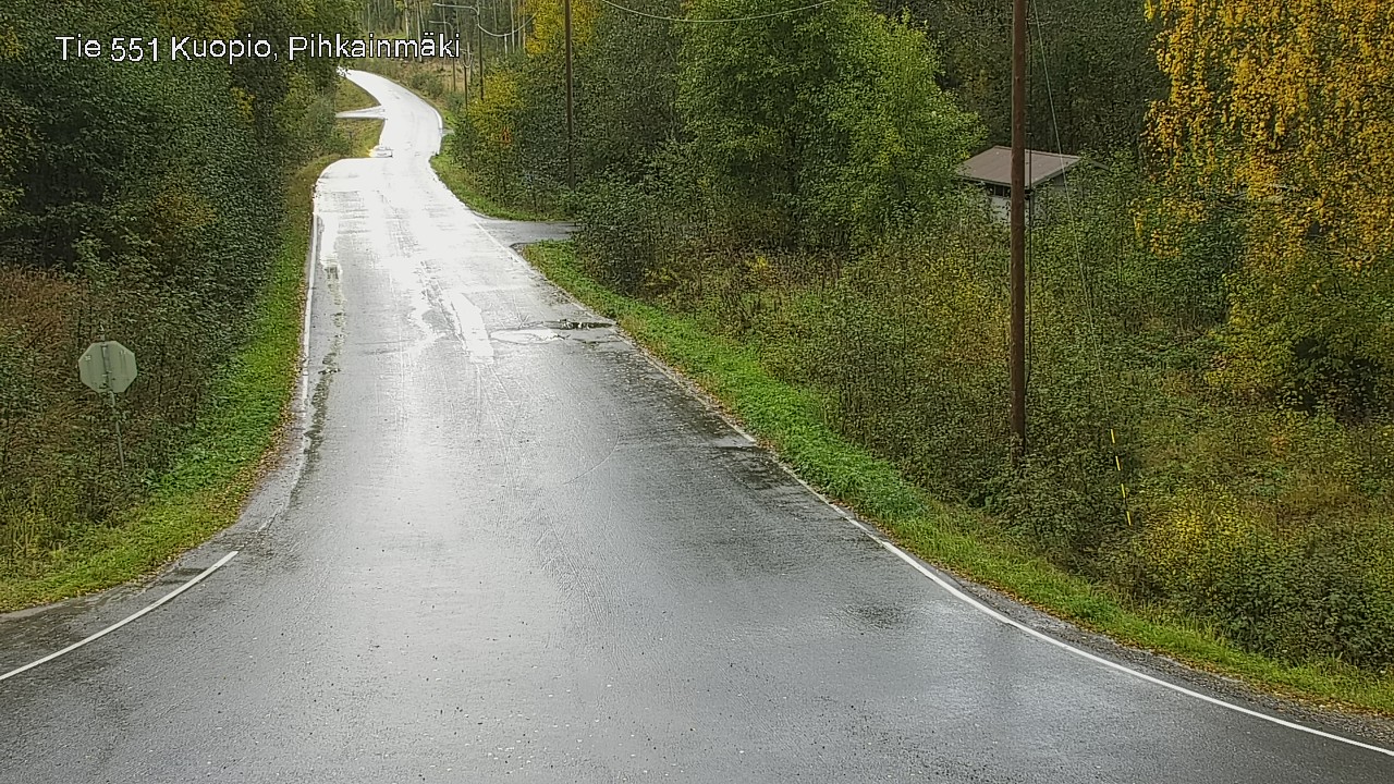 Weather Camera Image Road 551 Kuopio, Pihkainmäki, Kuopio, Pohjois-Savo