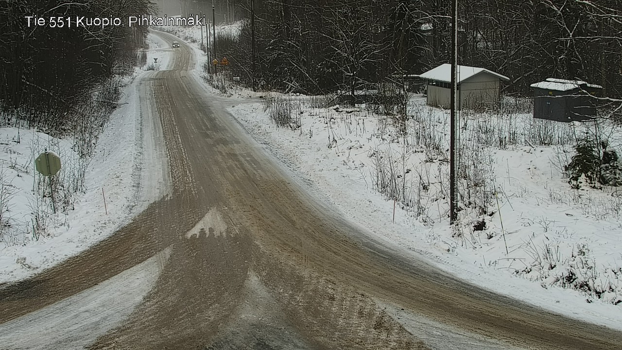 Weather Camera Image Road 551 Kuopio, Pihkainmäki, Kuopio, Pohjois-Savo