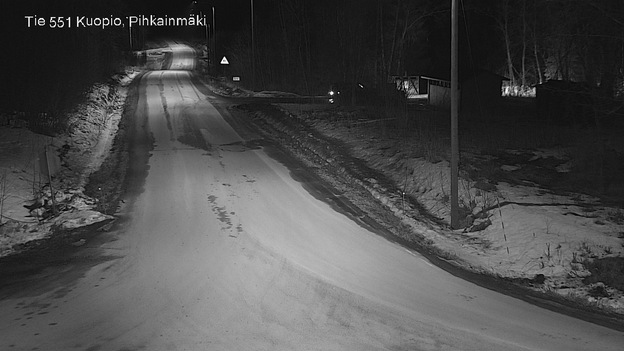 Weather Camera Image Road 551 Kuopio, Pihkainmäki, Kuopio, Pohjois-Savo