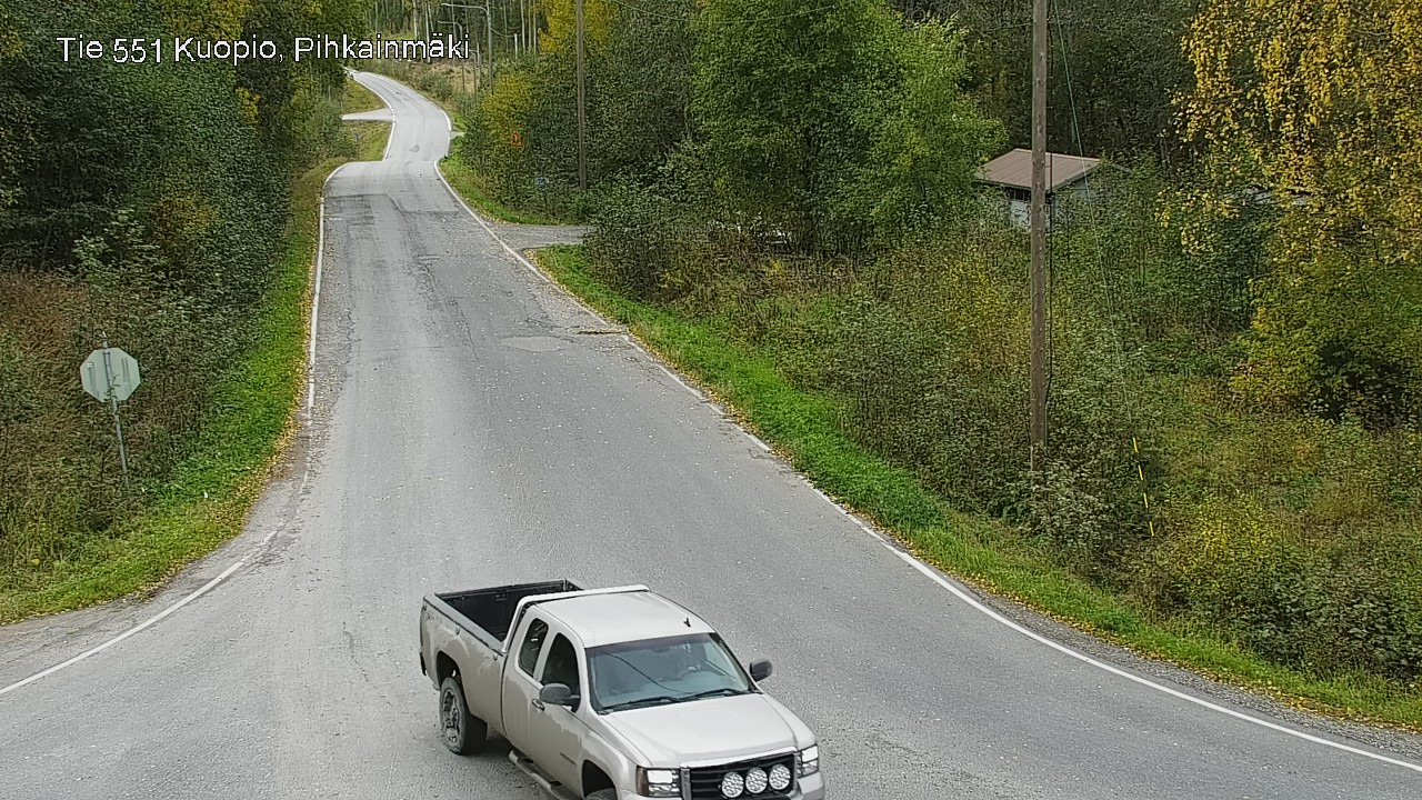 Weather Camera Image Road 551 Kuopio, Pihkainmäki, Kuopio, Pohjois-Savo