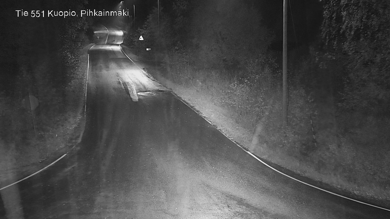 Weather Camera Image Road 551 Kuopio, Pihkainmäki, Kuopio, Pohjois-Savo