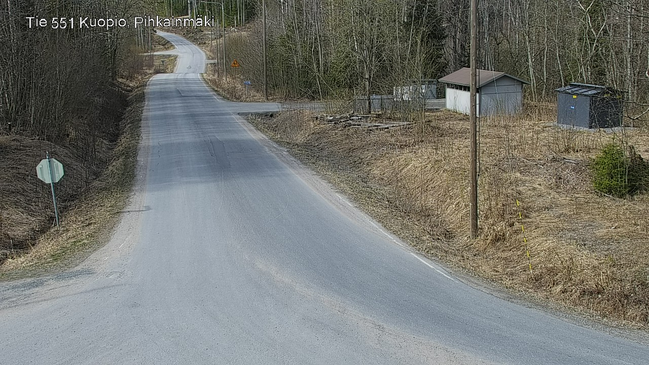 Weather Camera Image Road 551 Kuopio, Pihkainmäki, Kuopio, Pohjois-Savo