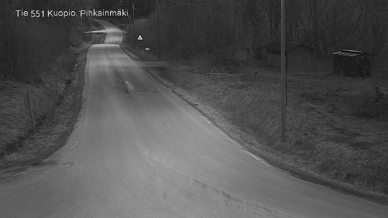 Weather Camera Image Road 551 Kuopio, Pihkainmäki, Kuopio, Pohjois-Savo
