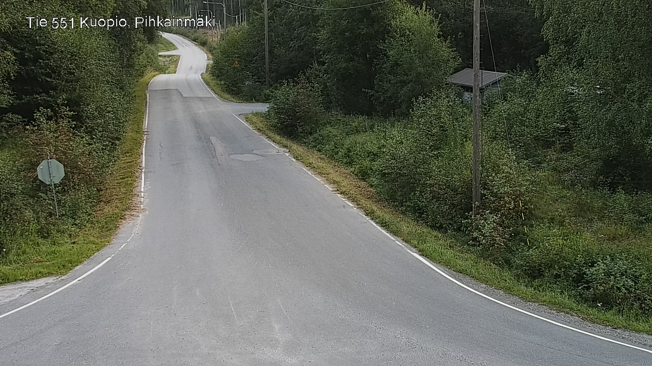 Kelikamerat Kuva Tie 551 Kuopio, Pihkainmäki, Kuopio, Pohjois-Savo