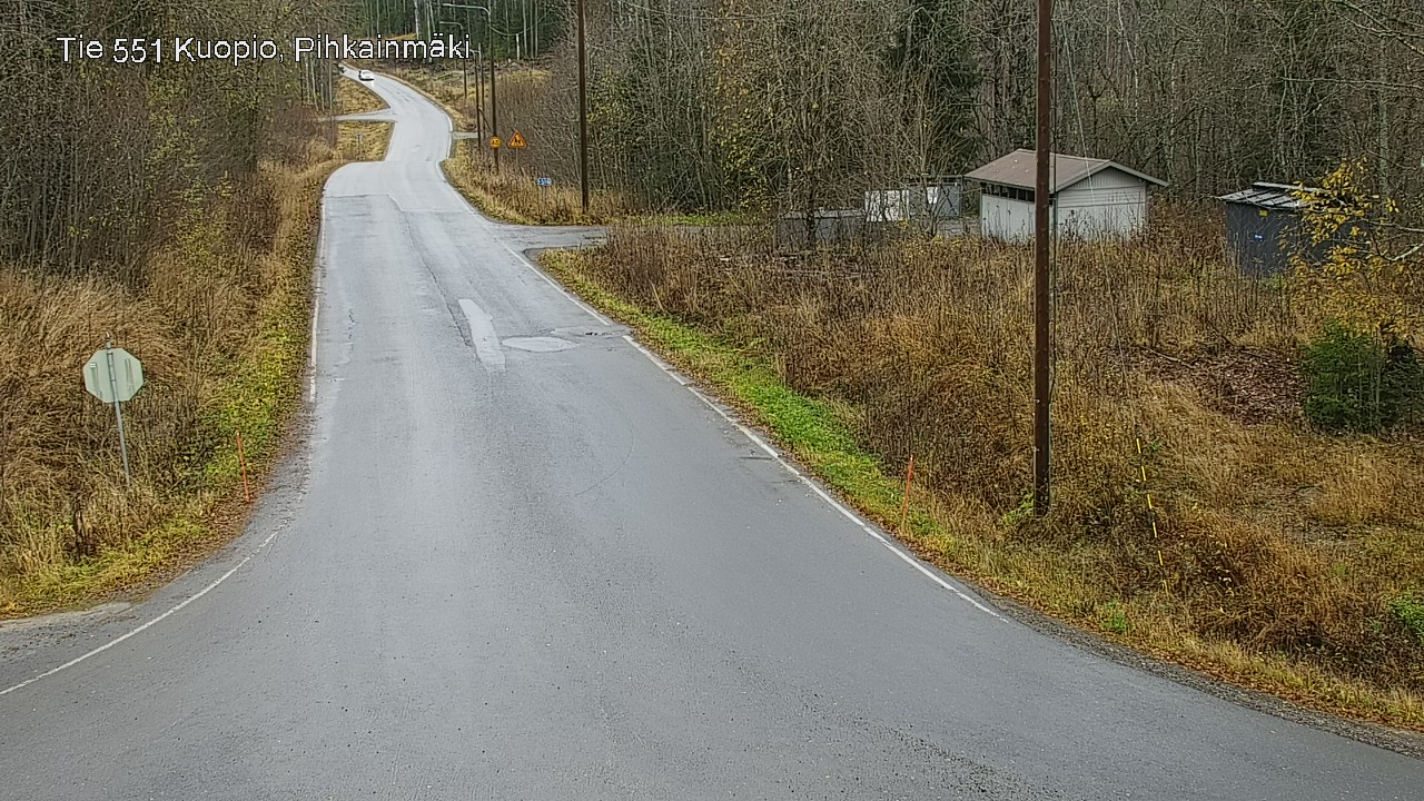 Weather Camera Image Väg 551 Kuopio, Pihkainmäki, Kuopio, Pohjois-Savo