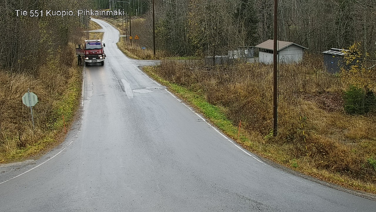 Weather Camera Image Väg 551 Kuopio, Pihkainmäki, Kuopio, Pohjois-Savo