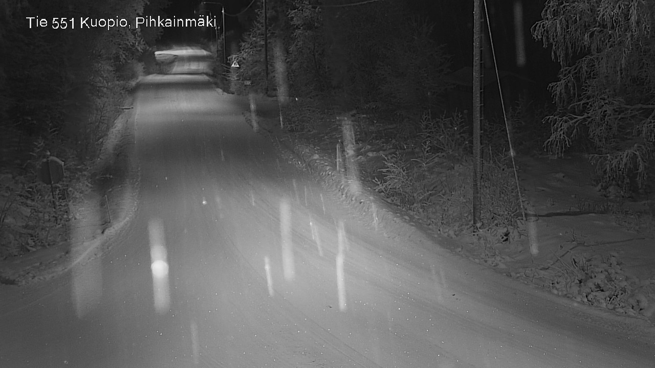 Kelikamerat Kuva Tie 551 Kuopio, Pihkainmäki, Kuopio, Pohjois-Savo