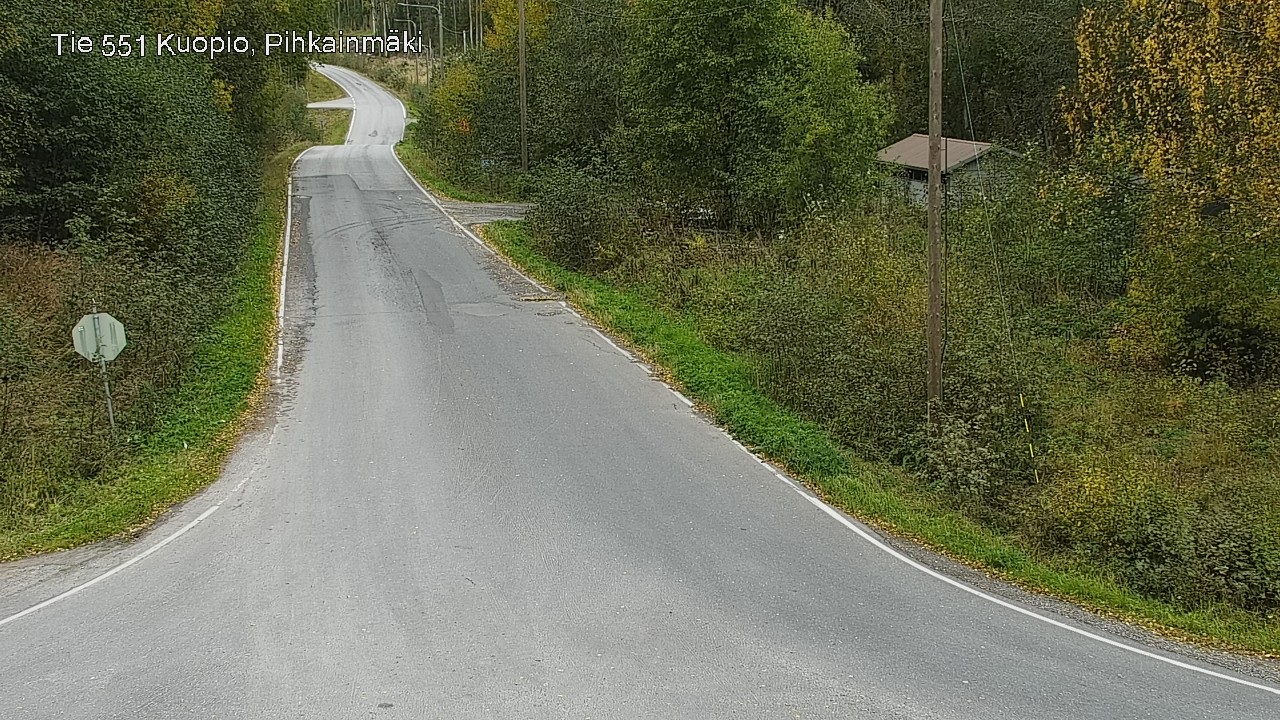 Weather Camera Image Road 551 Kuopio, Pihkainmäki, Kuopio, Pohjois-Savo