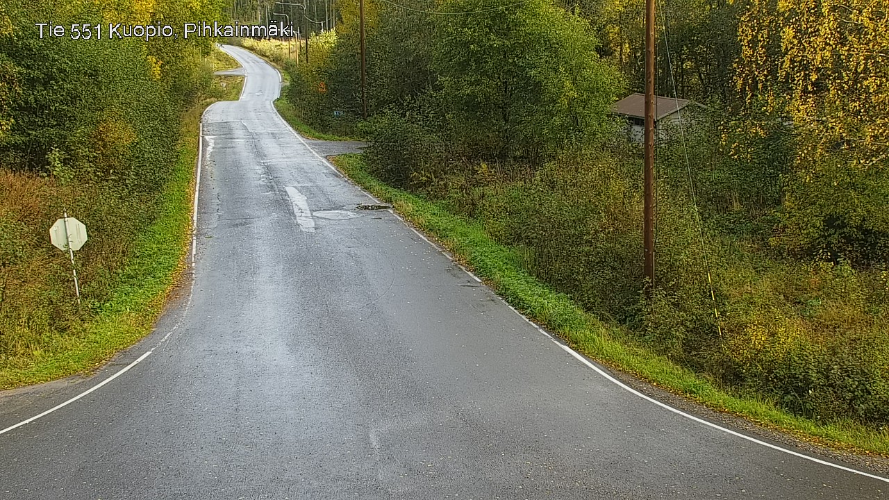 Weather Camera Image Road 551 Kuopio, Pihkainmäki, Kuopio, Pohjois-Savo