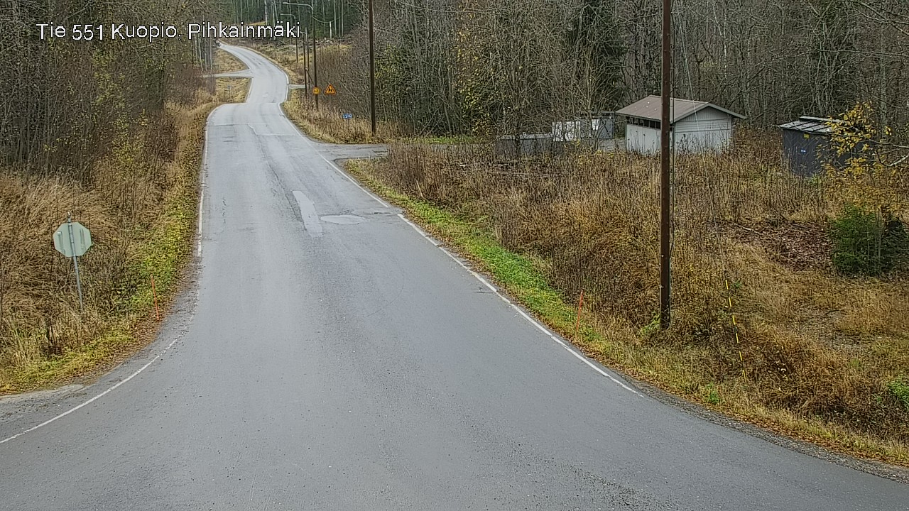 Weather Camera Image Väg 551 Kuopio, Pihkainmäki, Kuopio, Pohjois-Savo