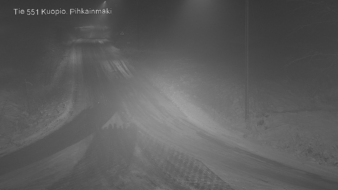 Weather Camera Image Road 551 Kuopio, Pihkainmäki, Kuopio, Pohjois-Savo