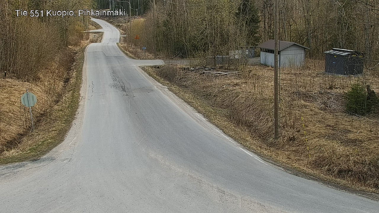 Weather Camera Image Väg 551 Kuopio, Pihkainmäki, Kuopio, Pohjois-Savo