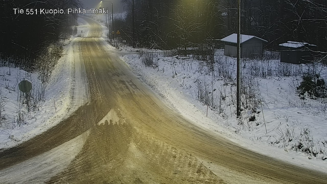 Weather Camera Image Road 551 Kuopio, Pihkainmäki, Kuopio, Pohjois-Savo