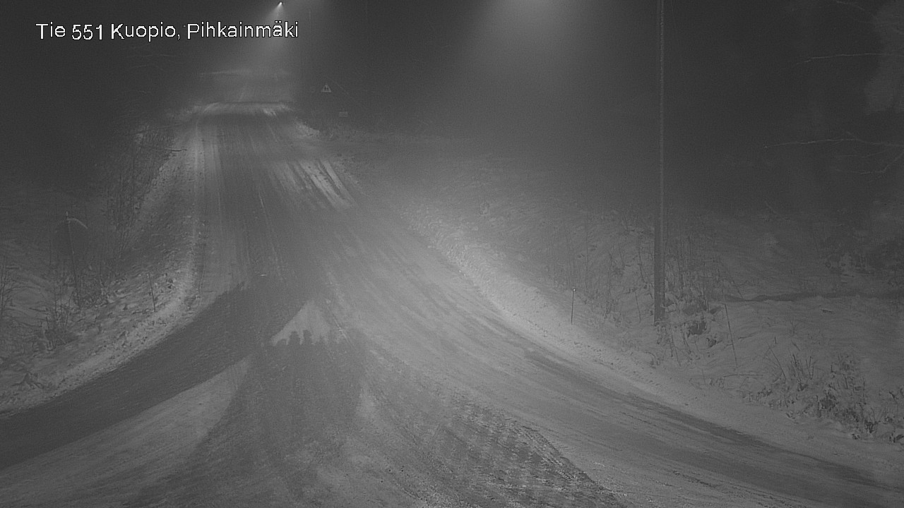 Weather Camera Image Road 551 Kuopio, Pihkainmäki, Kuopio, Pohjois-Savo