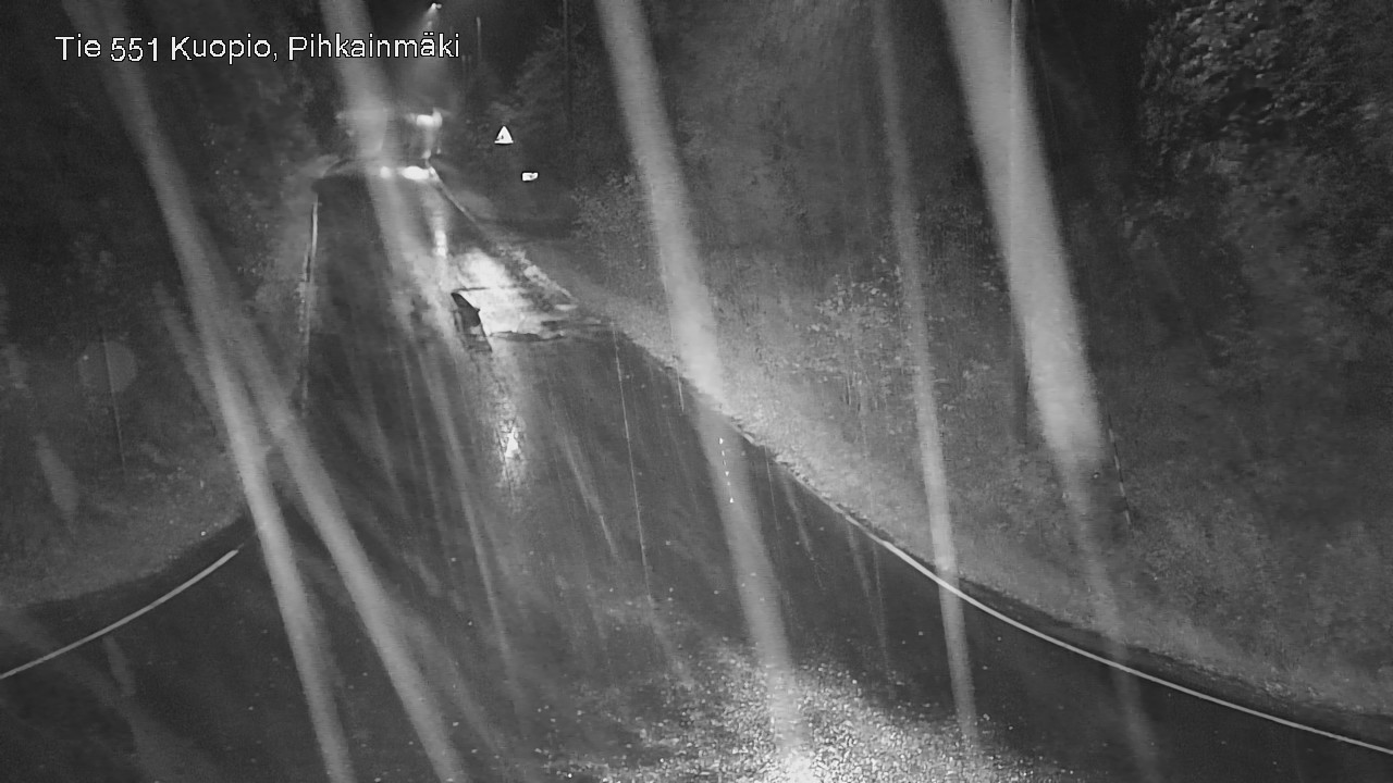 Weather Camera Image Road 551 Kuopio, Pihkainmäki, Kuopio, Pohjois-Savo