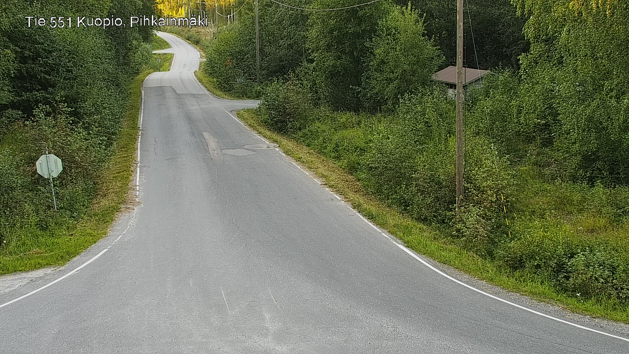 Kelikamerat Kuva Tie 551 Kuopio, Pihkainmäki, Kuopio, Pohjois-Savo