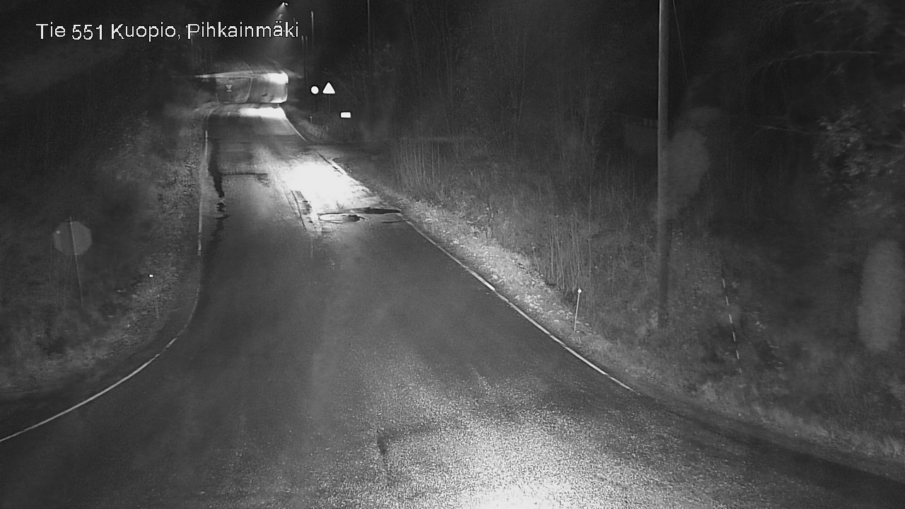 Weather Camera Image Road 551 Kuopio, Pihkainmäki, Kuopio, Pohjois-Savo