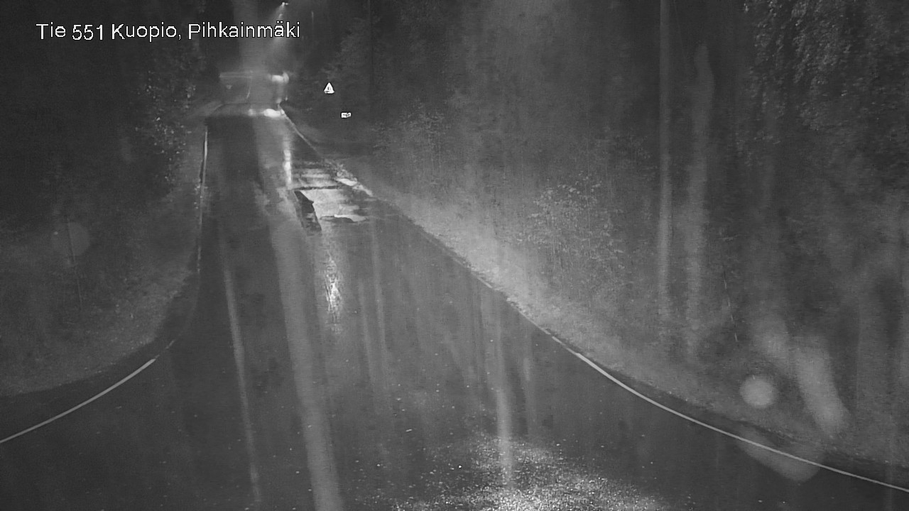Weather Camera Image Road 551 Kuopio, Pihkainmäki, Kuopio, Pohjois-Savo