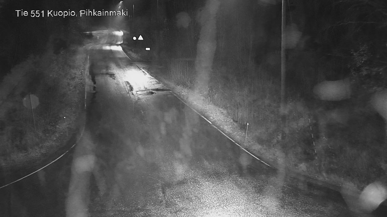 Weather Camera Image Road 551 Kuopio, Pihkainmäki, Kuopio, Pohjois-Savo