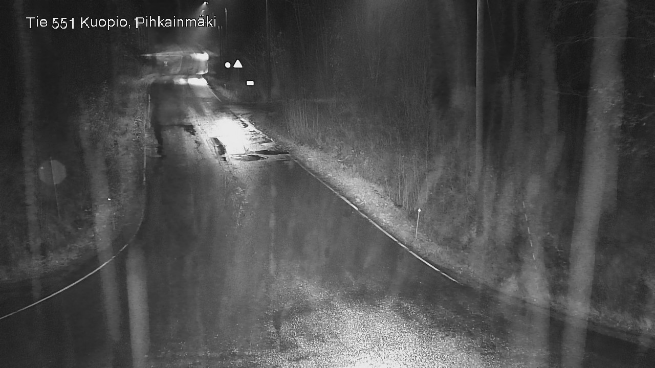 Weather Camera Image Road 551 Kuopio, Pihkainmäki, Kuopio, Pohjois-Savo