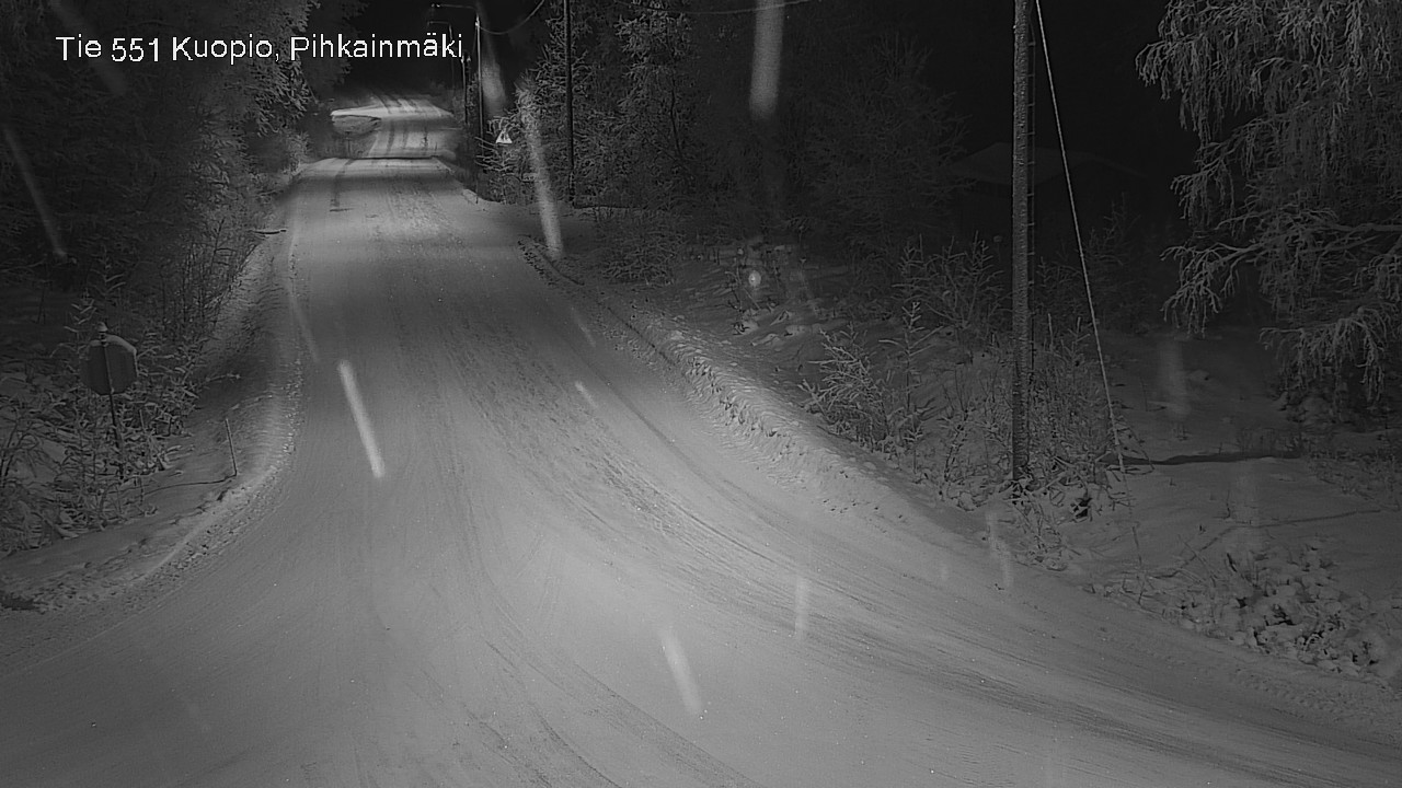 Kelikamerat Kuva Tie 551 Kuopio, Pihkainmäki, Kuopio, Pohjois-Savo
