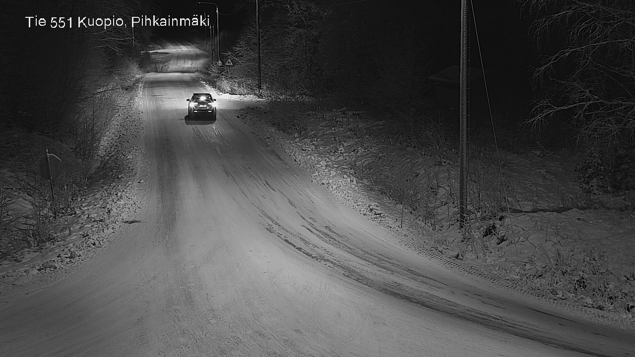 Kelikamerat Kuva Tie 551 Kuopio, Pihkainmäki, Kuopio, Pohjois-Savo
