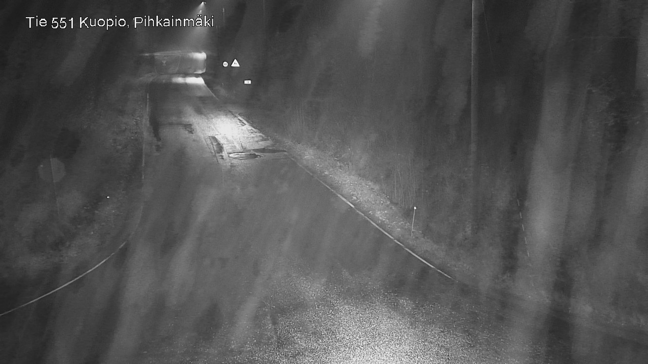 Weather Camera Image Road 551 Kuopio, Pihkainmäki, Kuopio, Pohjois-Savo