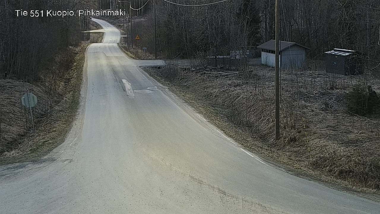 Weather Camera Image Road 551 Kuopio, Pihkainmäki, Kuopio, Pohjois-Savo