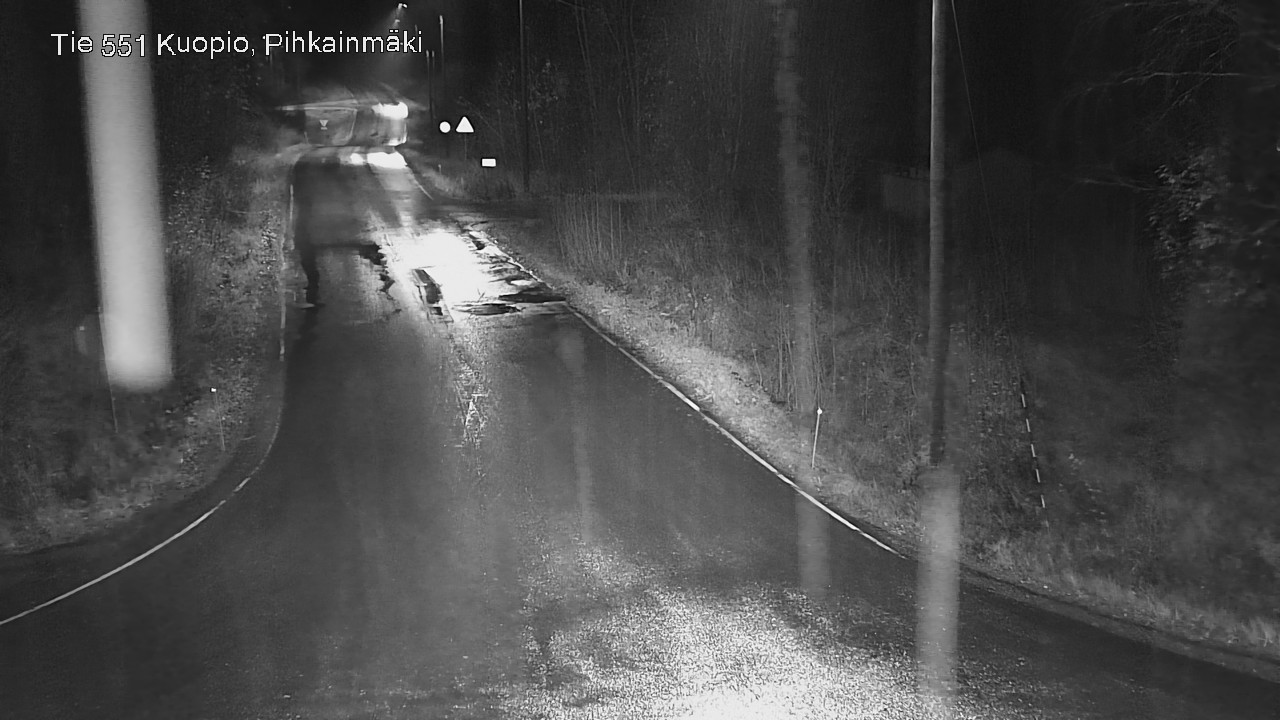 Weather Camera Image Väg 551 Kuopio, Pihkainmäki, Kuopio, Pohjois-Savo