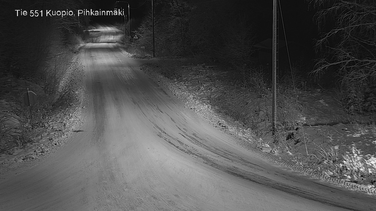 Kelikamerat Kuva Tie 551 Kuopio, Pihkainmäki, Kuopio, Pohjois-Savo